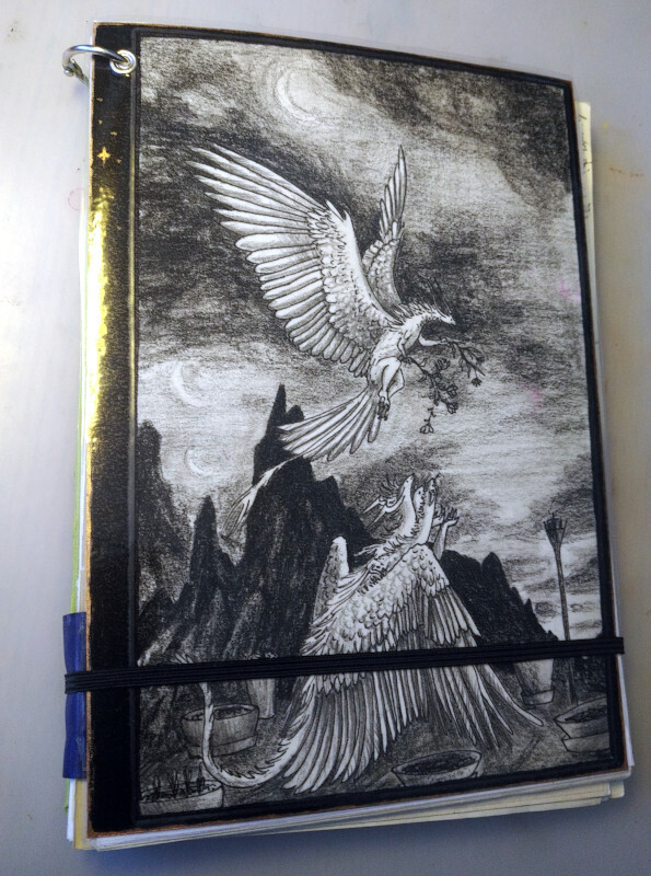 Finished sketchbook