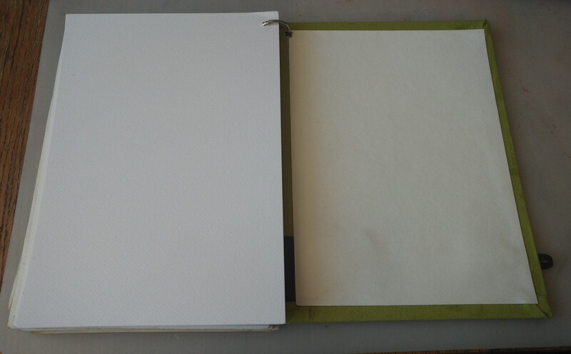 Finished sketchbook