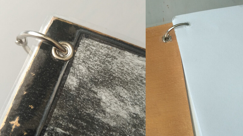 Eyelet in the front cover