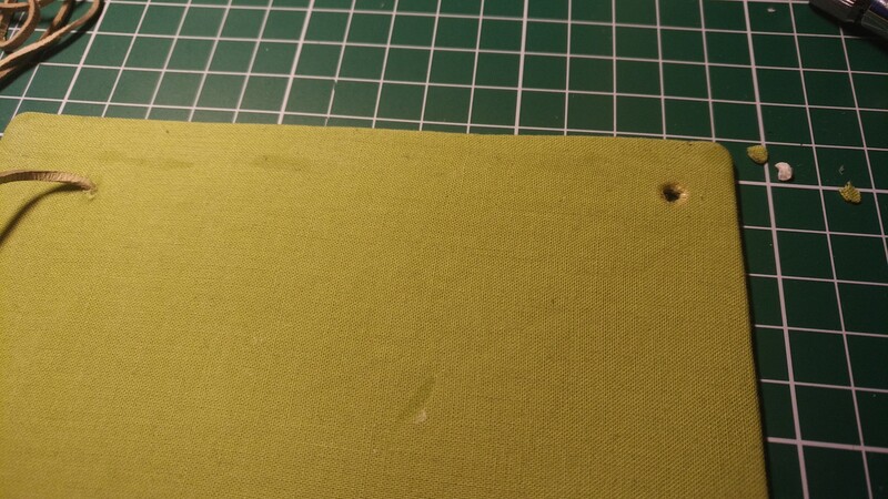 Hole in back cover