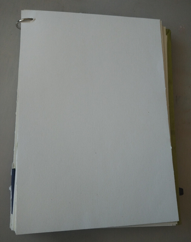 Finished sketchbook